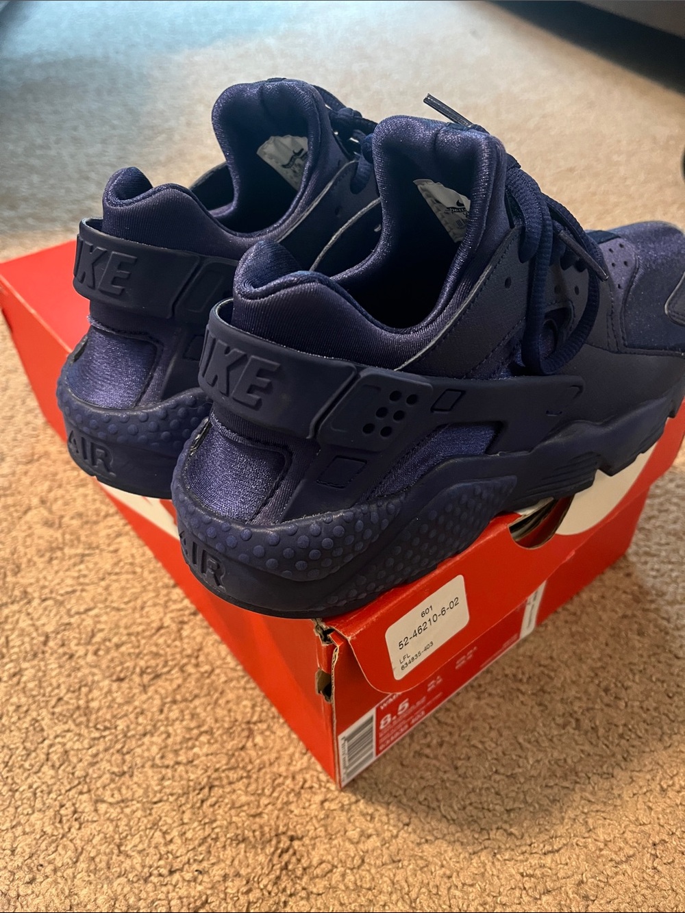 Nike Kids' Air Huarache - Navy Blue
